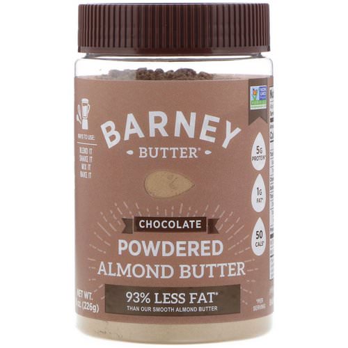Barney Butter, Powdered Almond Butter, Chocolate, 8 oz (226 g) Review