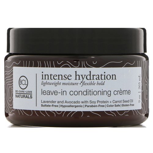 BCL, Be Care Love, Naturals, Intense Hydration, Leave-In Conditioning Cream, 9 oz (265 ml) Review