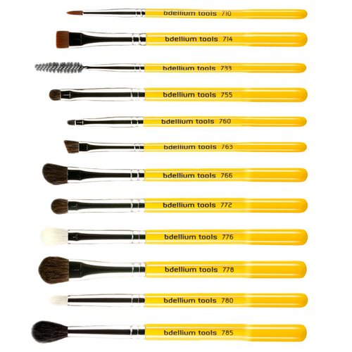 Bdellium Tools, Studio Line, Eyes Brush Set and Pouch, 12 Pc Set Review