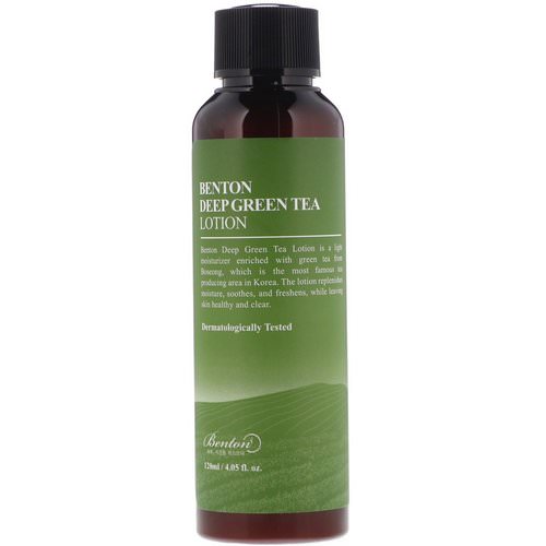 Benton, Deep Green Tea Lotion, 4.05 fl oz (120 ml) Review