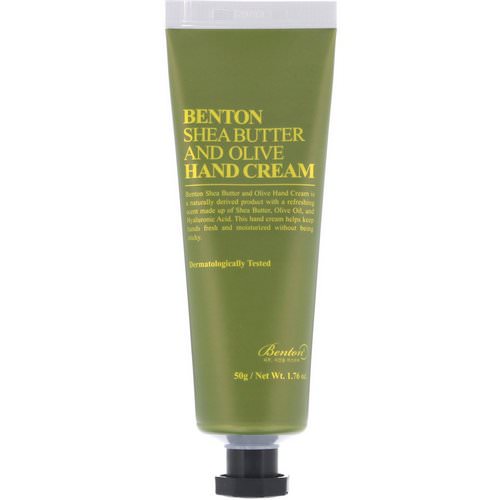 Benton, Shea Butter and Olive Hand Cream, 1.76 oz (50 g) Review