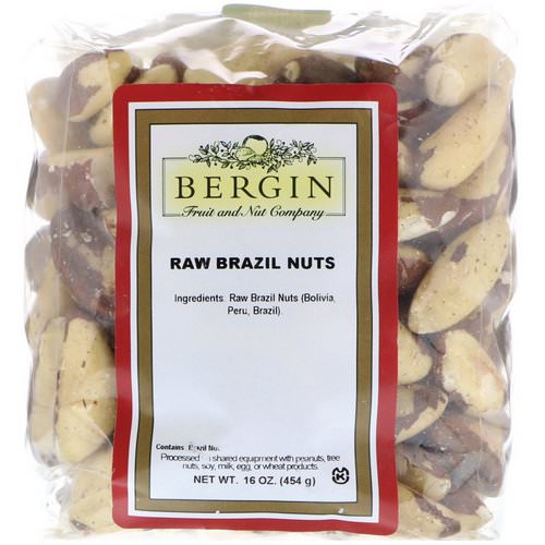 Bergin Fruit and Nut Company, Raw Brazil Nuts, 16 oz (454 g) Review