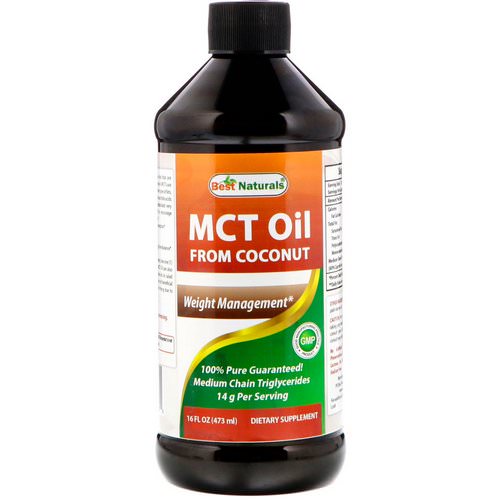 Best Naturals, MCT Oil From Coconut, 16 fl oz (473 ml) Review
