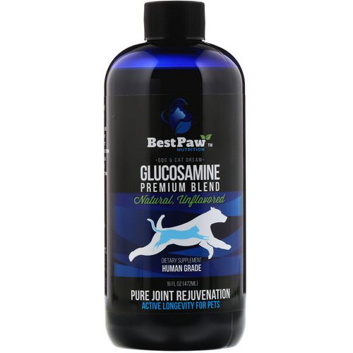 Best Paw Nutrition, Glucosamine Premium Blend, Unflavored, 16 fl oz (472 ml) Review