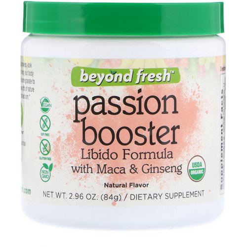 Beyond Fresh, Passion Booster, Libido Formula with Maca and Ginseng, Natural Flavor, 2.96 oz (84 g) Review
