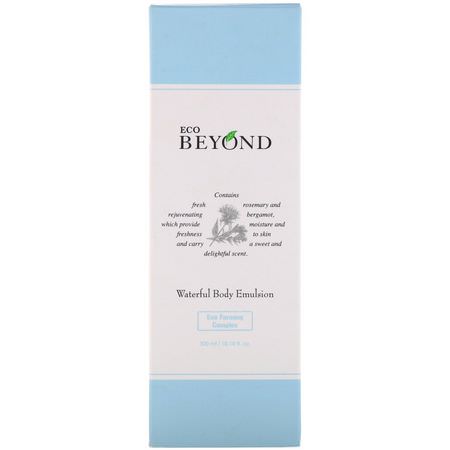 K-Beauty Moisturizers, Krämer, Ansiktsfuktare, Skönhet: Beyond, Waterful Body Emulsion, 10.14 fl oz (300 ml)