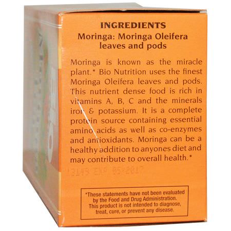 Örtte: Bio Nutrition, Moringa Tea, 30 Tea Bags, 2.1 oz (58.8 g)