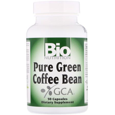 Bio Nutrition Green Coffee Bean Extract Green Coffee Bean Extract - Vikt, Kost, Kosttillskott, Grönt Kaffebönsextrakt