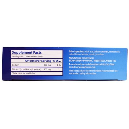 Influensa, Hosta, Förkylning, N-Acetylcystein Nac: BioAdvantex Pharma, PharmaNAC, Pink Berry Blast, 900 mg, 24 Effervescent Tablets