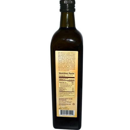 Olivolja, Vingrön, Oljor: Bionaturae, Organic Extra Virgin Olive Oil, 25.4 fl oz (750 ml)