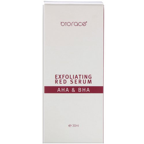 Biorace, Exfoliating Red Serum, AHA & BHA, 1.01 oz (30 ml) Review