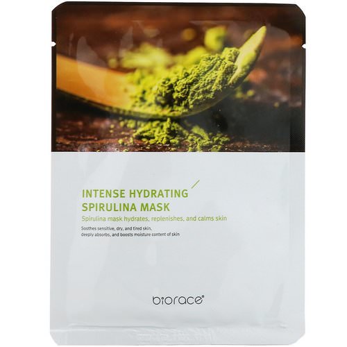 Biorace, Intense Hydrating Spirulina Mask, 1 Mask, 0.84 fl oz (25 ml) Review
