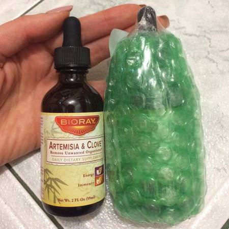 Bioray Inc Artemisia Wormwood Clove - Kryddnejlika, Artemisia Malm, Homeopati, Örter