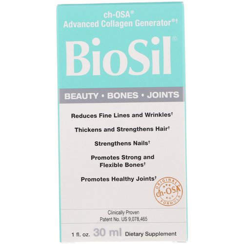 BioSil by Natural Factors, ch-OSA Advanced Collagen Generator, 1 fl oz (30 ml) Review