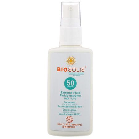 Biosolis Face Sunscreen - Ansiktssolkräm, Bad