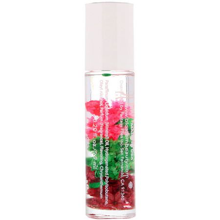 Läppglans, Läppar, Smink, Skönhet: Blossom, Roll-On Scented Lip Gloss, Watermelon, 0.20 fl oz (5.9 ml)