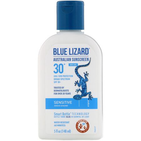 Blue Lizard Australian Sunscreen Body Sunscreen - Solskydd För Kropp, Bad
