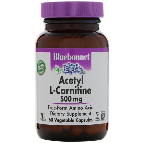 Bluebonnet Nutrition, Acetyl L-Carnitine, 500 mg, 60 Vegetable Capsules Review