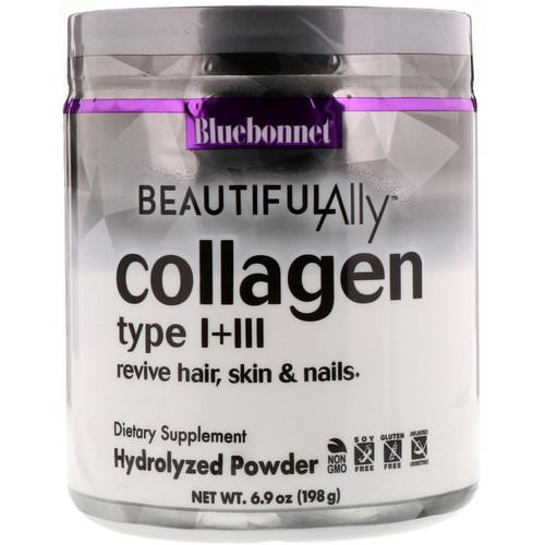 Bluebonnet Nutrition, Beautiful Ally, Collagen Type I + III, 6.9 oz (198 g) Review