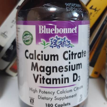 Bluebonnet Nutrition Calcium Formulas - Kalcium, Mineraler, Kosttillskott