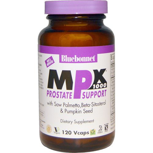 Bluebonnet Nutrition, MPX 1000, Prostate Support, 120 Vcaps Review