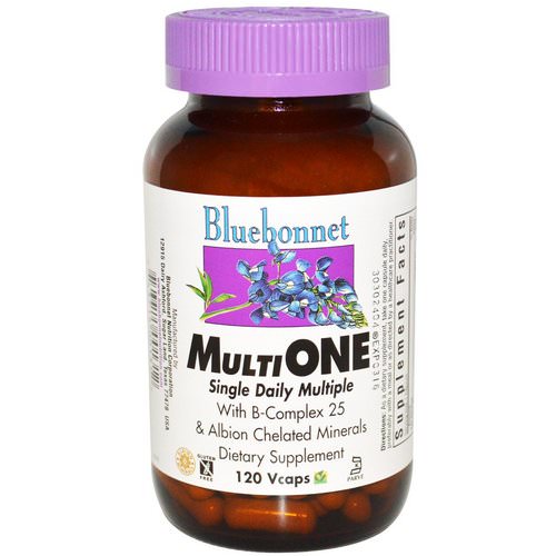 Bluebonnet Nutrition, Multi One, Single Daily Multiple, 120 Vcaps Review