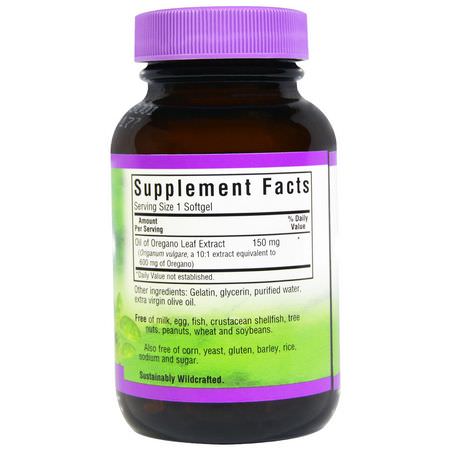 Influensa, Hosta, Förkylning, Kosttillskott: Bluebonnet Nutrition, Oil of Oregano Leaf Extract, 60 Softgels