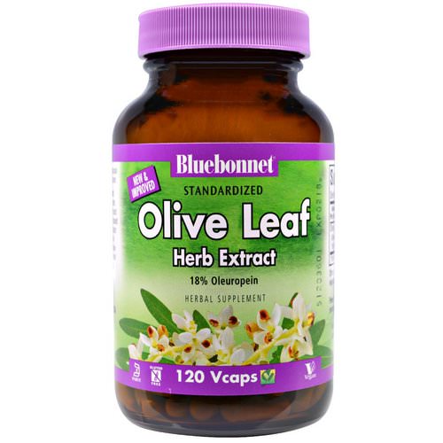 Bluebonnet Nutrition, Olive Leaf, Herb Extract, 120 Veggie Caps Review