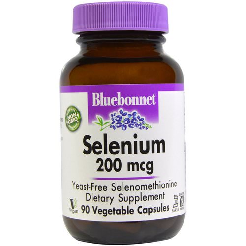 Bluebonnet Nutrition, Selenium, Yeast-Free Selenomethionine, 200 mcg, 90 Veggie Caps Review