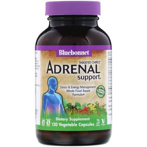 Bluebonnet Nutrition, Targeted Choice, Adrenal Support, 120 Vegetable Capsules Review
