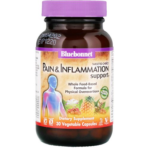 Bluebonnet Nutrition, Targeted Choice, Pain & Inflammation Support, 30 Vegetable Capsules Review