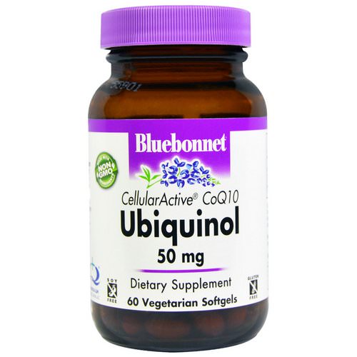 Bluebonnet Nutrition, Ubiquinol, Cellular Active CoQ10, 50 mg, 60 Veggie Softgels Review