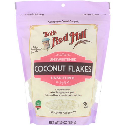 Bob's Red Mill, Coconut Flakes, Unsweetened, Unsulfured, 10 oz (284 g) Review