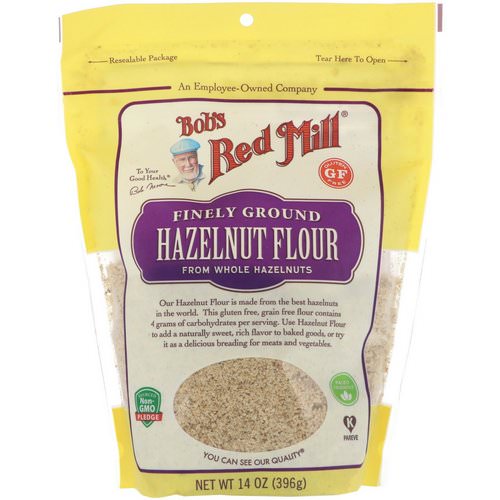 Bob's Red Mill, Finely Ground Hazelnut Flour, Gluten Free, 14 oz (396 g) Review