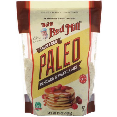 Bob's Red Mill, Grain Free, Paleo Pancake & Waffle Mix, 13 oz (368 g) Review
