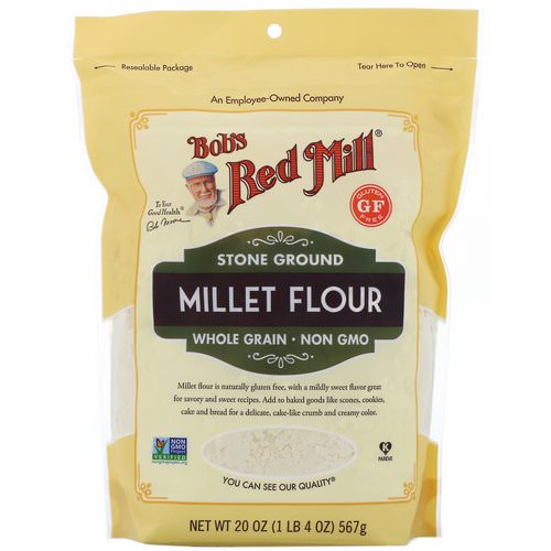 Bob's Red Mill, Millet Flour, Whole Grain, 20 oz (567 g) Review