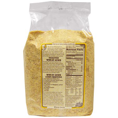 Bröd, Säd, Ris, Pasta: Bob's Red Mill, Natural Raw, Wheat Germ, 2 lbs (907 g)
