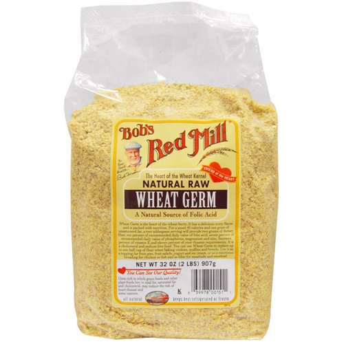 Bob's Red Mill, Natural Raw, Wheat Germ, 2 lbs (907 g) Review