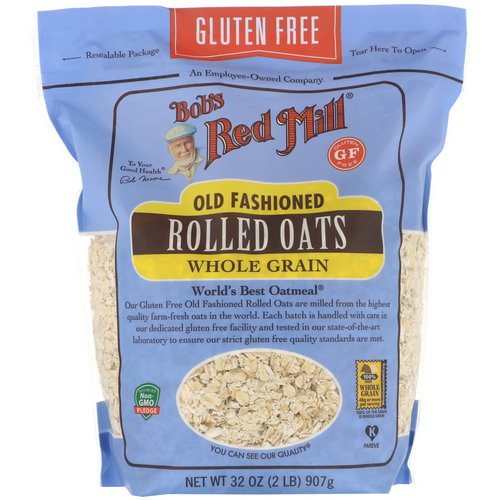 Bob's Red Mill, Old Fashioned Rolled Oats, Whole Grain, Gluten Free, 32 oz (907 g) Review