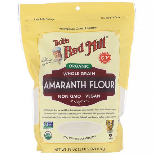 Bob's Red Mill, Organic Amaranth Flour, Whole Grain, 18 oz (510 g) Review