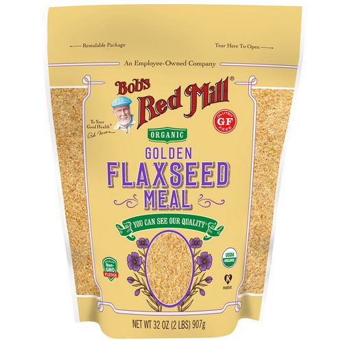 Bob's Red Mill, Organic Golden Flaxseed Meal, 2 lbs (907 g) Review