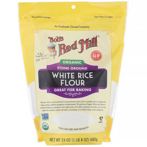 Bob's Red Mill, Organic White Rice Flour, 24 oz (680 g) Review