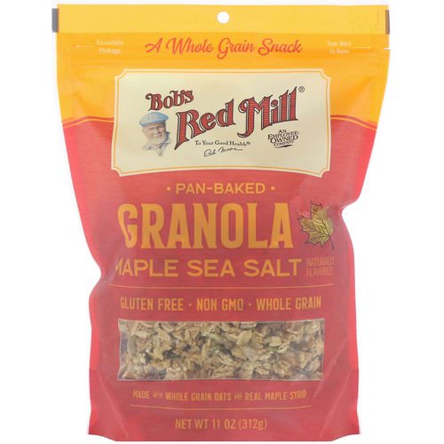 Bob's Red Mill, Pan-Baked Granola, Maple Sea Salt, 11 oz (312 g) Review