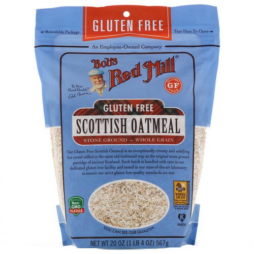 Bob's Red Mill, Scottish Oatmeal, Whole Grain, Gluten Free, 20 oz (567 g) Review