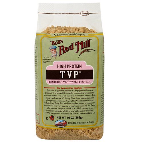Bob's Red Mill, TVP, Textured Vegetable Protein, 10 oz (283 g) Review