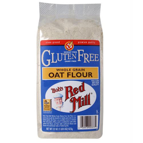 Bob's Red Mill, Whole Grain Oat Flour, Gluten Free, 22 oz (623 g) Review