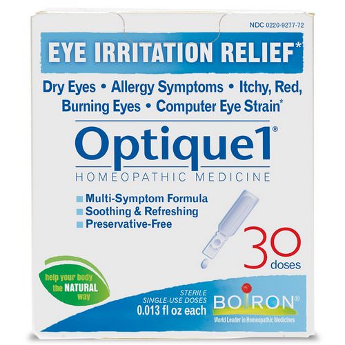 Boiron, Optique 1, Eye Irritation Relief, 30 Doses, 0.013 fl oz Each Review