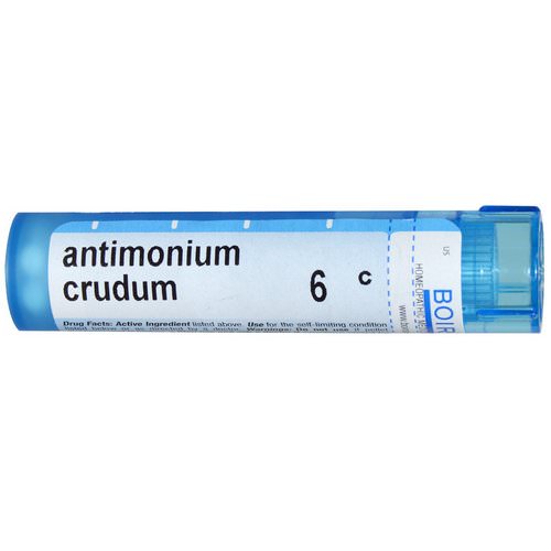 Boiron, Single Remedies, Antimonium Crudum, 6C, Approx 80 Pellets Review