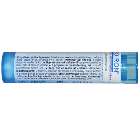 Belladonna, Homeopati, Örter: Boiron, Single Remedies, Belladonna, 6C, Approx 80 Pellets