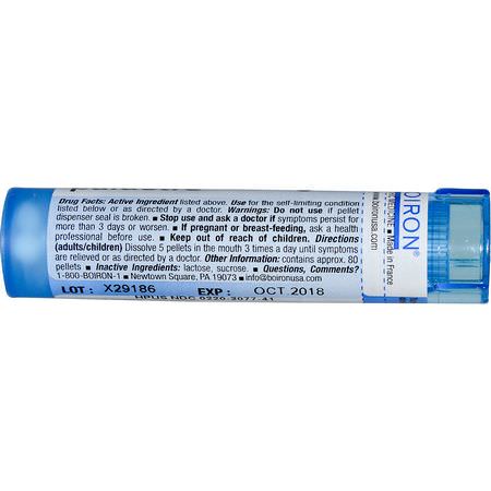 Ledum Palustre, Homeopati, Örter: Boiron, Single Remedies, Ledum Palustre, 6C, Approx 80 Pellets